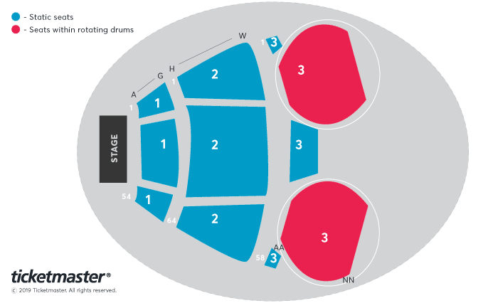 Seating chart – The Auditorium, Liverpool