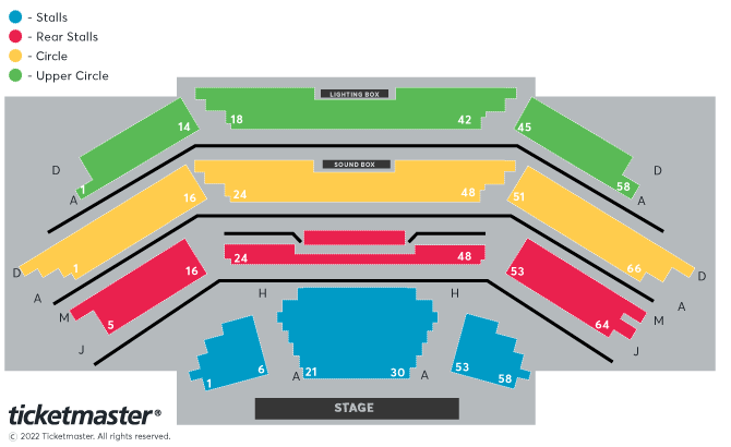 Seating chart – Rose Theatre