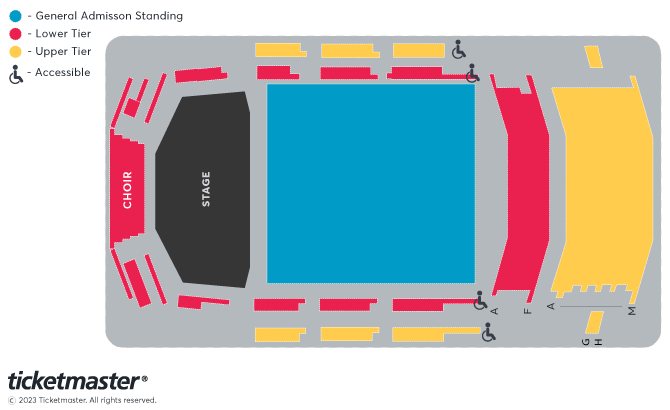 Seating chart – Bristol Beacon