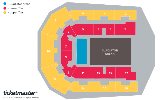 Seating chart – M&S Bank Arena Liverpool