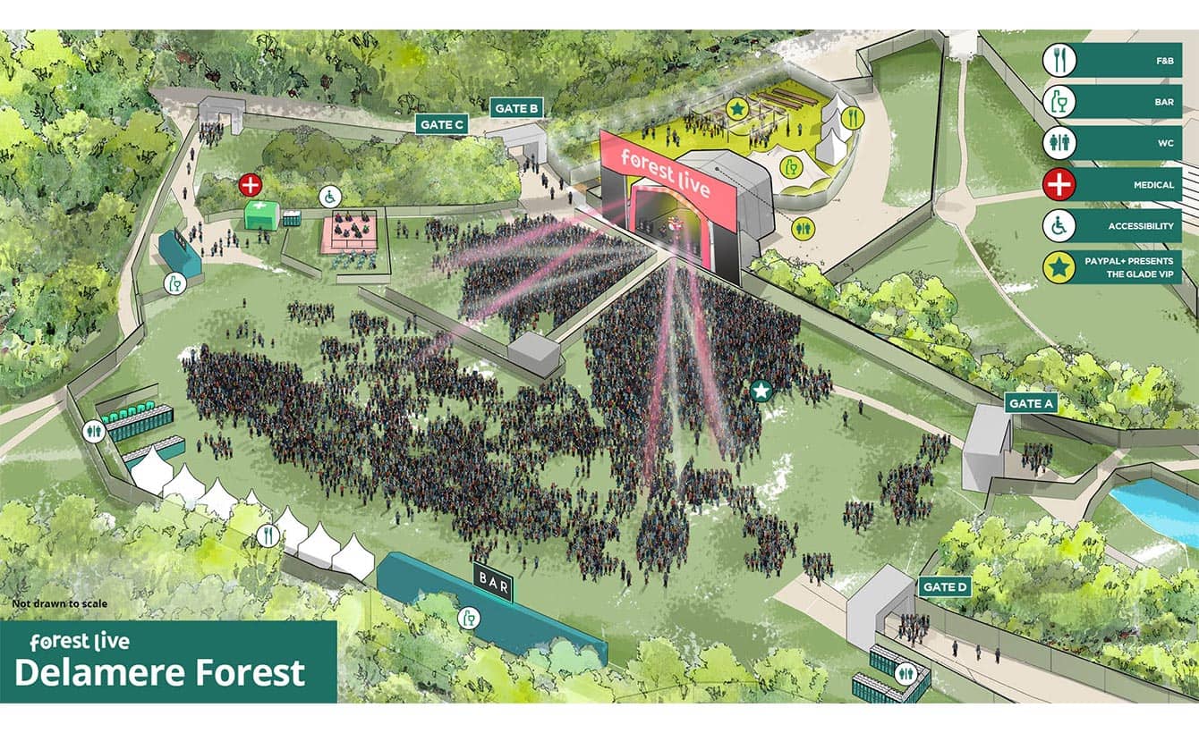 Seating chart – Delamere Forest