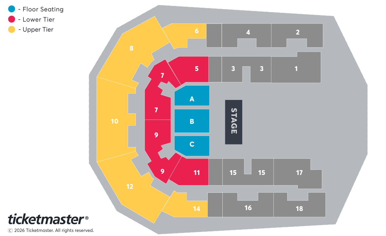 Seating chart – M&S Bank Arena Liverpool