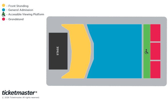 Seating chart – Knebworth