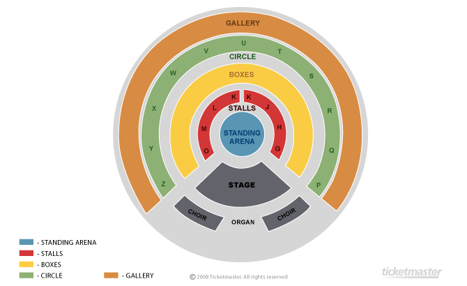 Seating chart – Royal Albert Hall