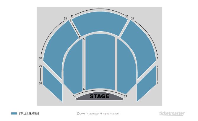 Seating chart – Brighton Dome