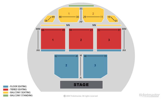 Seating chart – Plymouth Arena