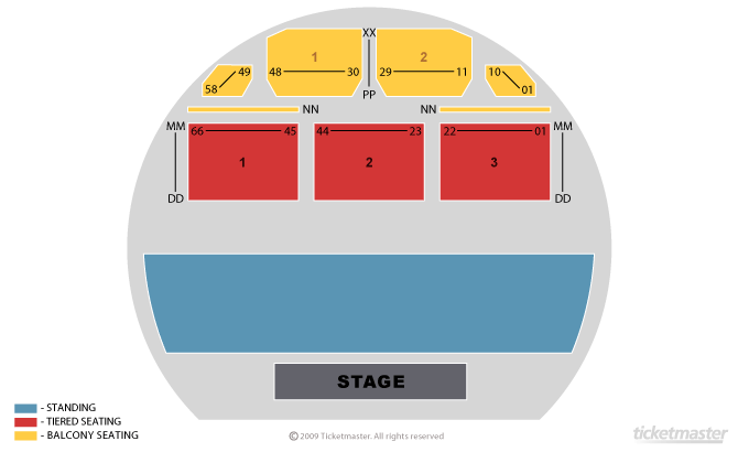 Seating chart – Plymouth Arena