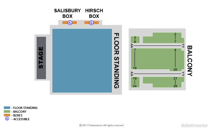 Seating chart – Cambridge Corn Exchange