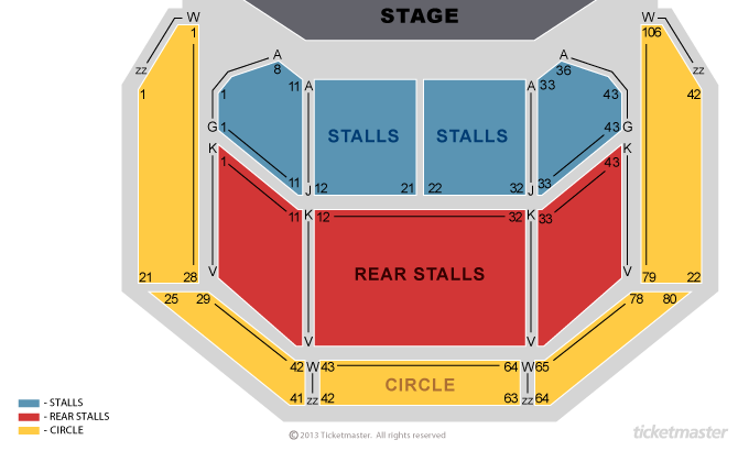 Seating chart – Embassy Theatre