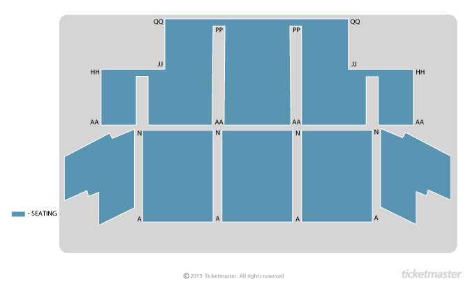 Seating chart – Stevenage Arts and Leisure Centre