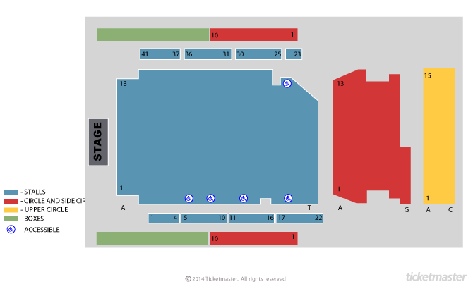 Seating chart – City Varieties Music Hall