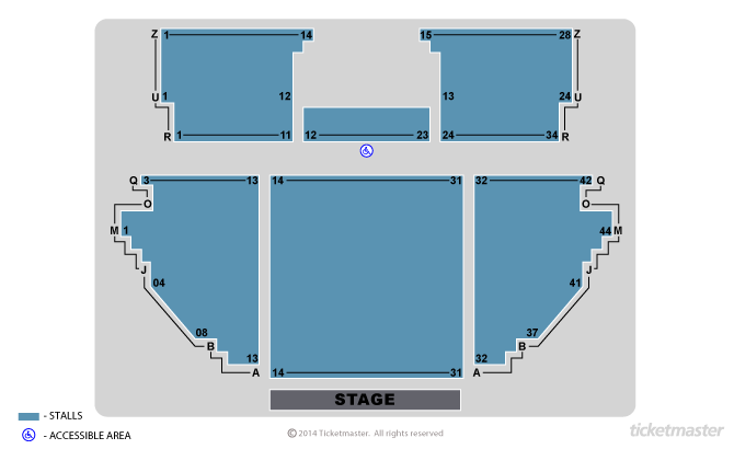 Seating chart – Floral Pavilion Theatre