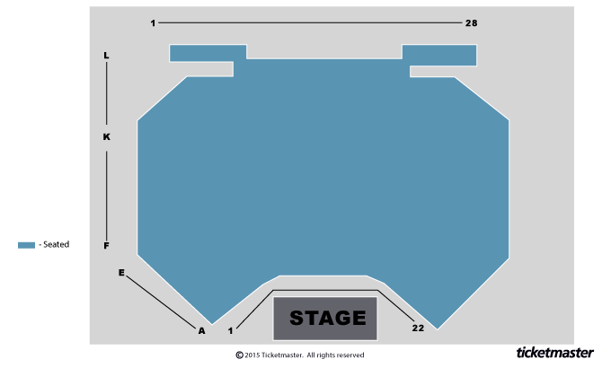 Seating chart – Key Theatre