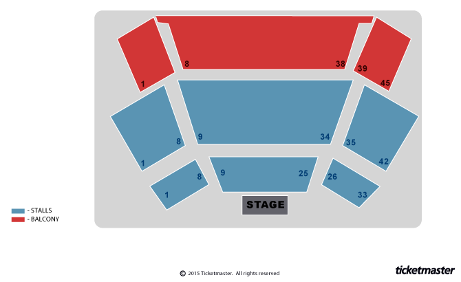 Seating chart – Truro Hall for Cornwall