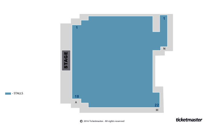 Seating chart – Shrewsbury Theatre Severn