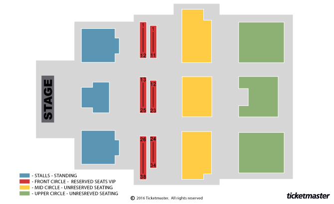 Seating chart – The Deco