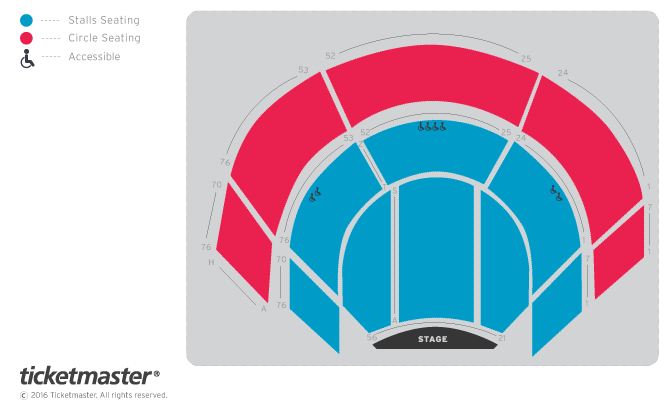 Seating chart – Brighton Dome