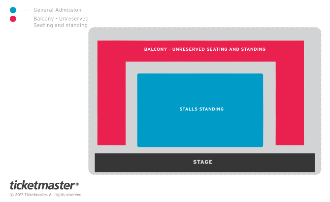 Seating chart – O2 Academy Leeds