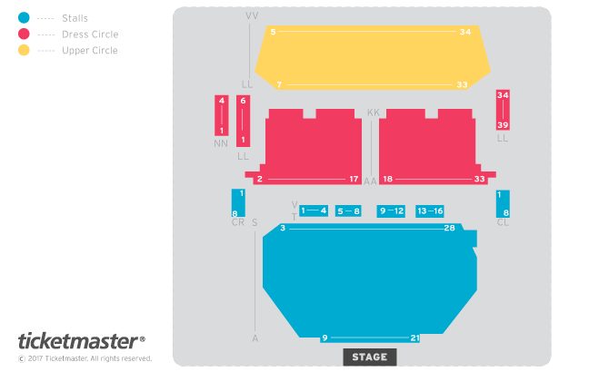 Seating chart – Darlington Hippodrome