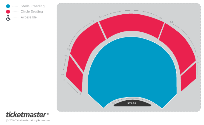 Seating chart – Brighton Dome