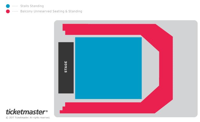 Seating chart – O2 Academy Birmingham