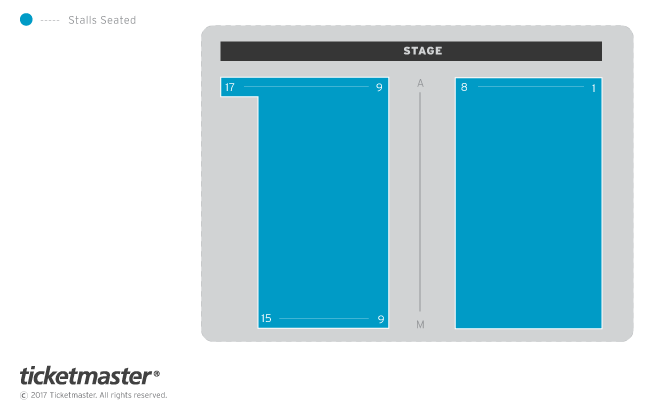 Seating chart – Alhambra Theatre