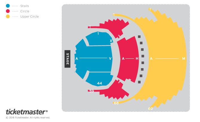 Seating chart – The Lowry