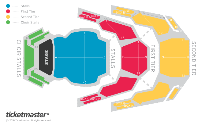 Seating chart – Royal Concert Hall Nottingham