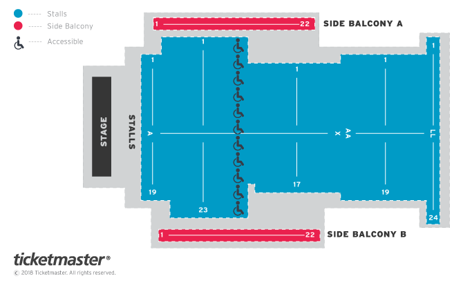 Seating chart – Corn Exchange Kings Lynn