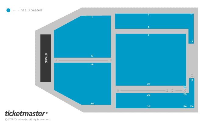 Seating chart – Salisbury City Hall