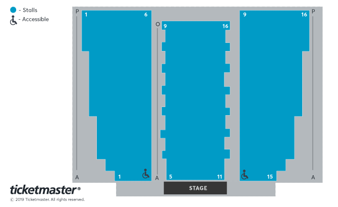 Seating chart – Redgrave Theatre