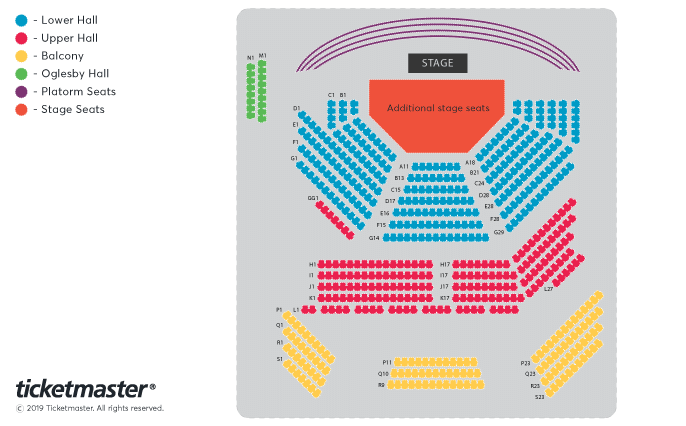Seating chart – RNCM Concert Hall