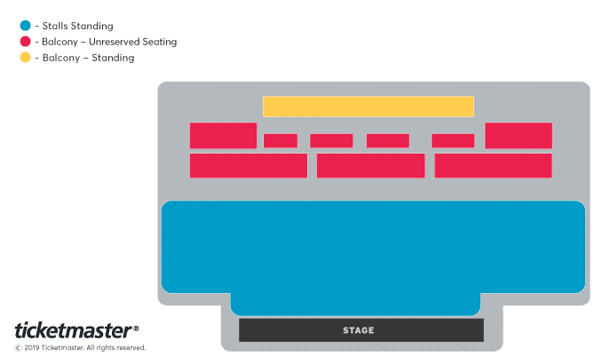 Seating chart – O2 Forum Kentish Town