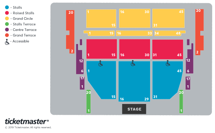 Seating chart – Congress Theatre