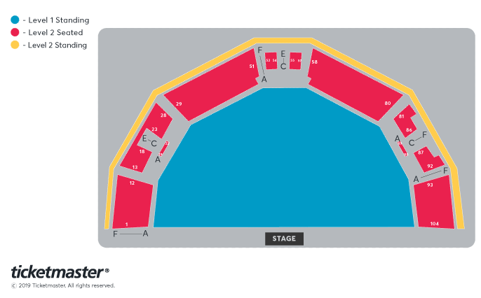 Seating chart – Roundhouse
