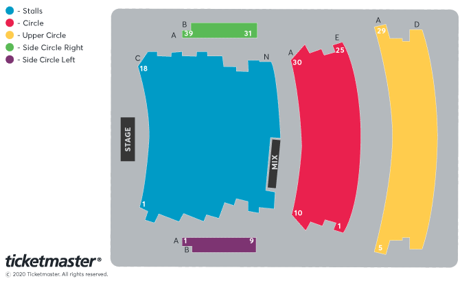 Seating chart – HOME Manchester