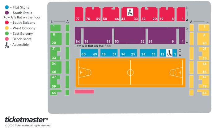 Seating chart – The Brighton Centre