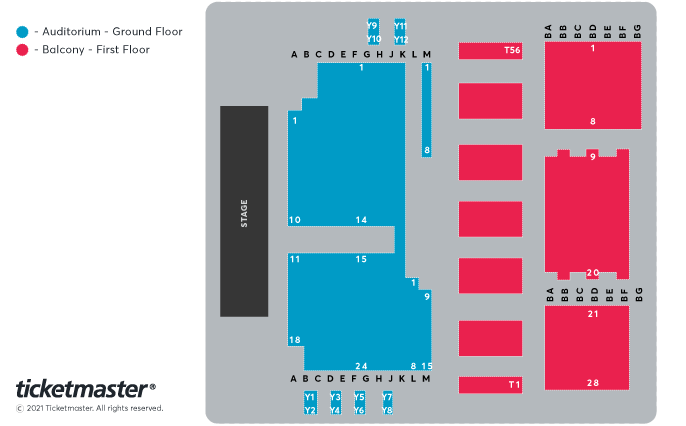 Seating chart – Bath Komedia