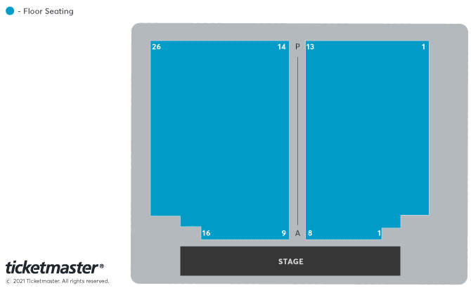 Seating chart – The Crypt