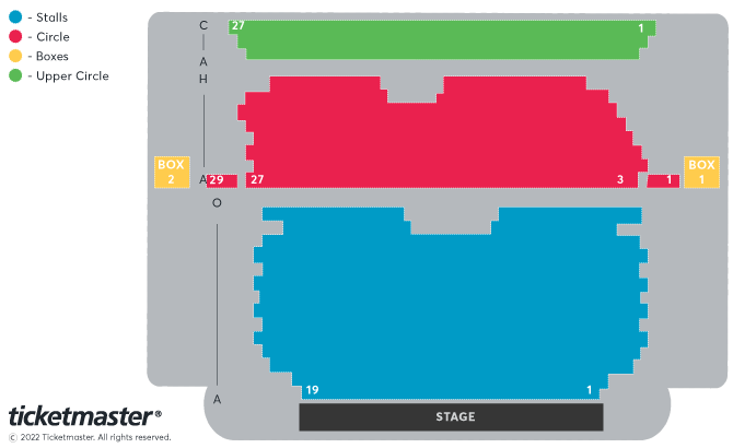 Seating chart – Watford Palace Theatre