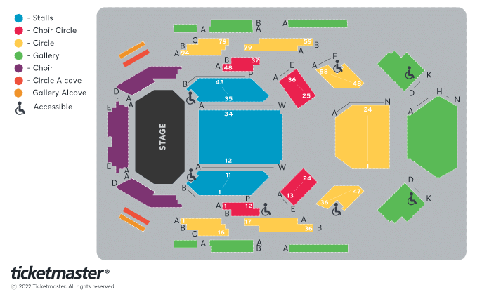 Seating chart – Bridgewater Hall