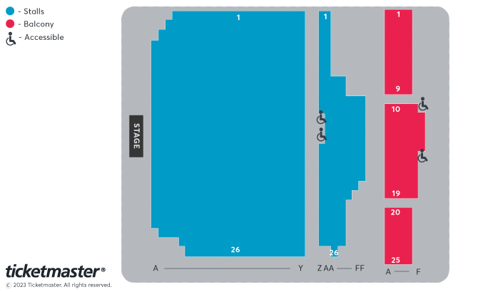 Seating chart – University of Wolverhampton at The Wulfrun Hall
