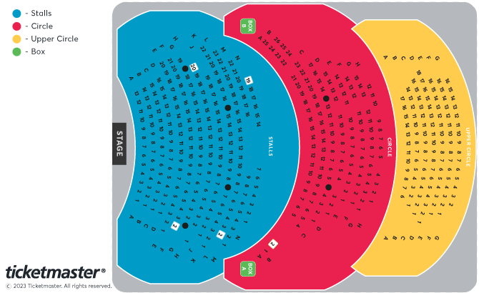 Seating chart – Royal and Derngate