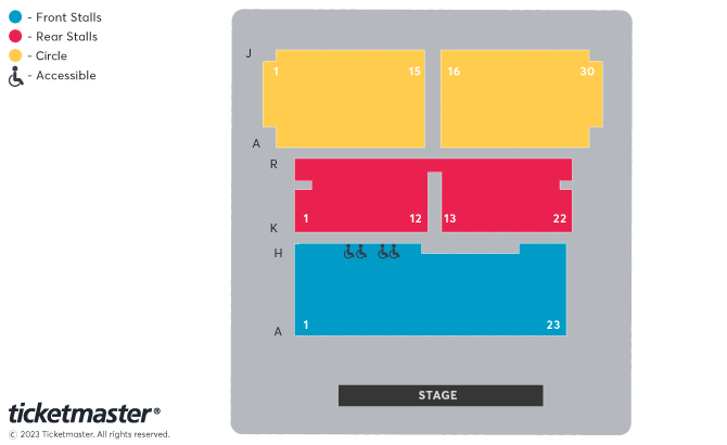 Seating chart – Palace Newark