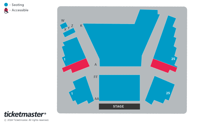Seating chart – Kendal Brewery Arts Centre