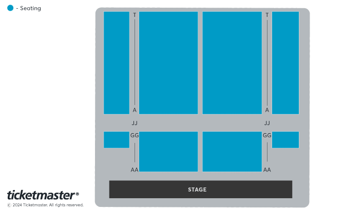 Seating chart – Westmorland Hall, Kendall