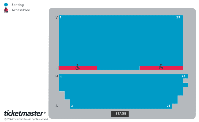 Seating chart – Adam Smith Theatre