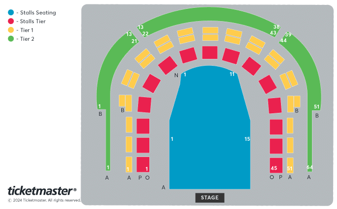Seating chart – Quays Theatre - The Lowry