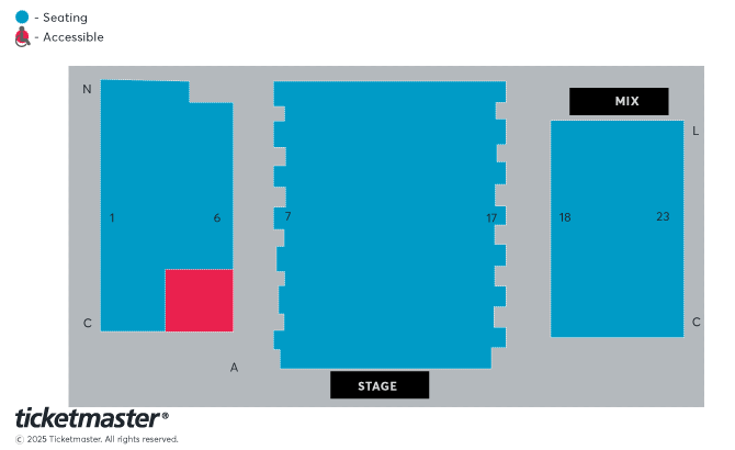 Seating chart – Nottingham Arts Theatre