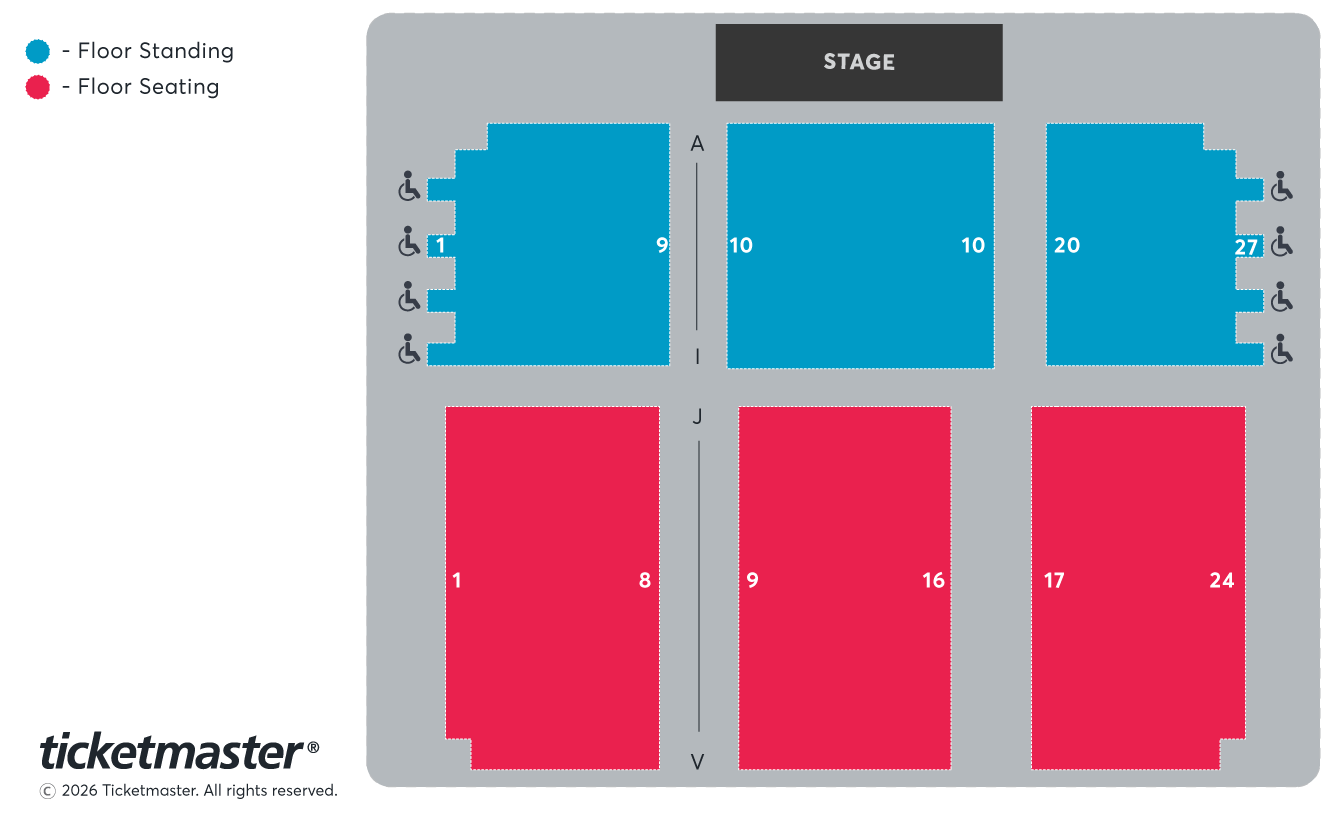 Seating chart – Princes Theatre Clacton